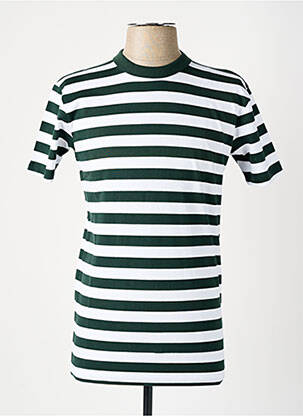 T-shirt coupe cintrée manches courtes vert ESPRIT homme