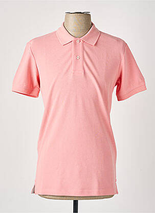 Polo stretch manches courtes rose ESPRIT homme