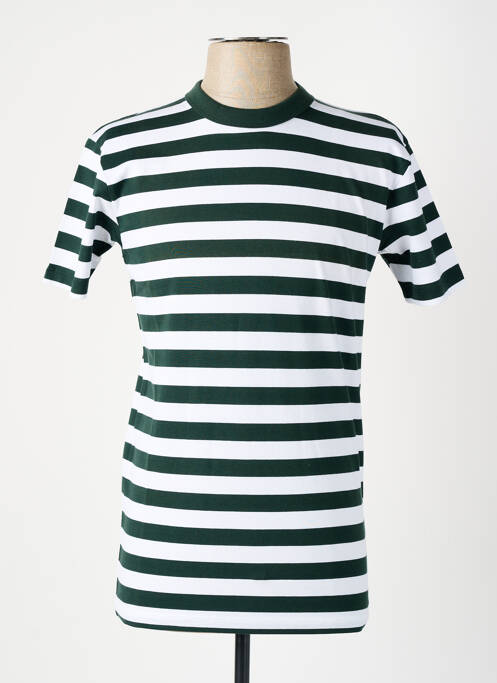 T-shirt coupe cintrée manches courtes vert ESPRIT homme