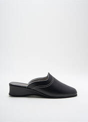 Chaussons/Pantoufles noir MALY DE PARIS pour femme seconde vue