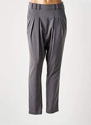 Sarouel stretch taille normale gris BENETTON femme
