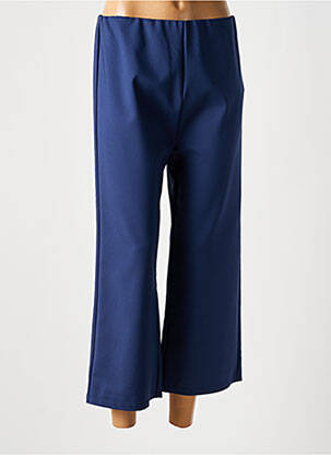 Pantalon 7/8 taille haute taille haute bleu MARBLE femme