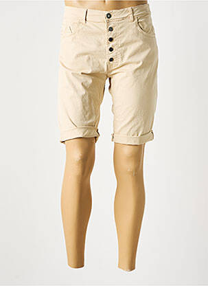 Bermuda stretch taille normale beige IMPERIAL homme