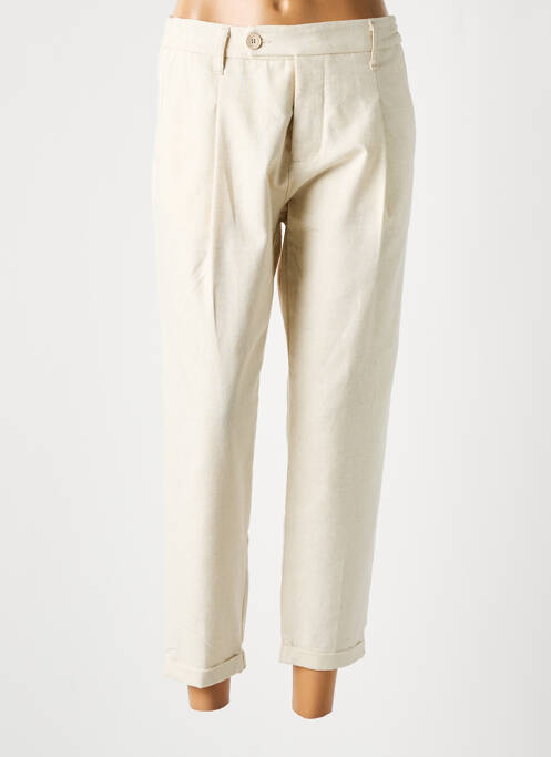 Pantalon 7/8 beige IMPERIAL pour femme