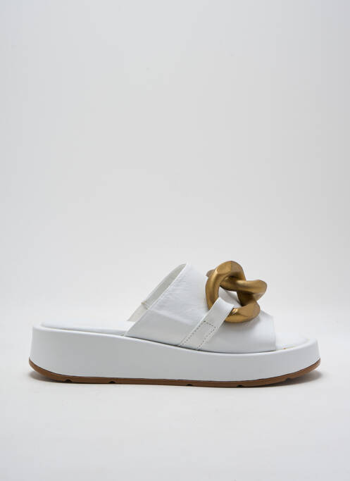 Mules/Sabots blanc CARMELA pour femme