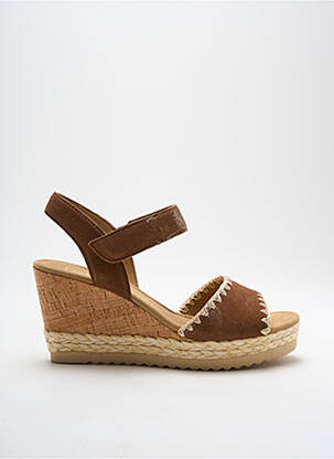 Sandales/nu pieds talon compensé talon de 4 à 6cm marron GABOR femme