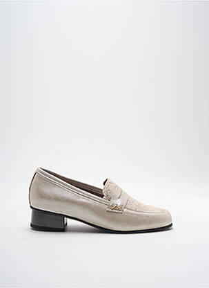Mocassins matière lisse talon plat jusqu'à 3cm beige JMG HOUCKE femme