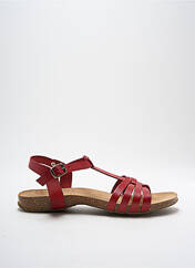 Sandales/Nu pieds rouge SPK pour femme seconde vue