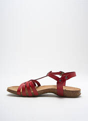 Sandales/Nu pieds rouge SPK pour femme seconde vue