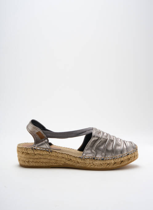 Espadrilles argent MONTANE pour femme