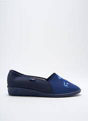 Chaussons/Pantoufles bleu WAPITI pour femme seconde vue