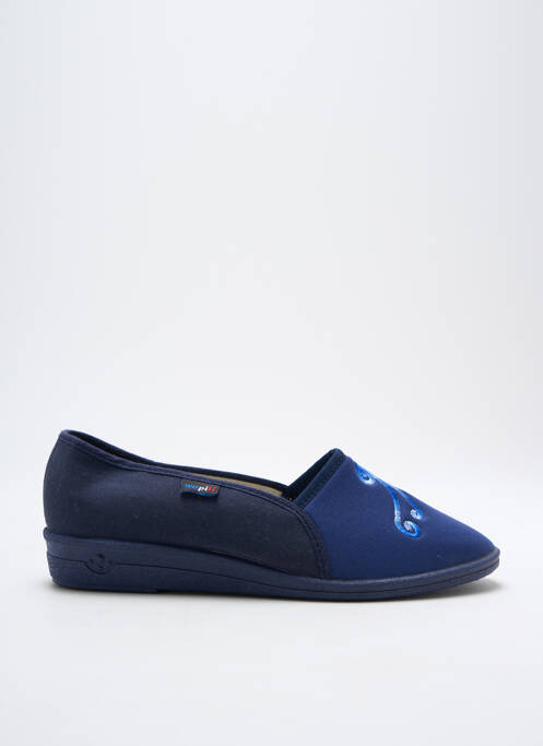 Chaussons/Pantoufles bleu WAPITI pour femme