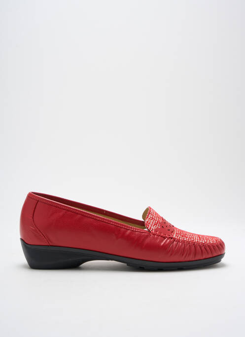 Mocassins rouge BOISSY pour femme