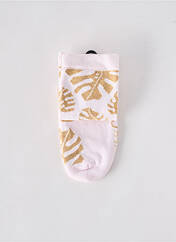 Chaussettes rose CLOVIS & CLOTHILDE pour femme seconde vue