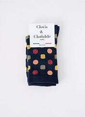 Chaussettes bleu CLOVIS & CLOTHILDE pour femme seconde vue