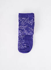 Chaussettes violet CLOVIS & CLOTHILDE pour femme seconde vue