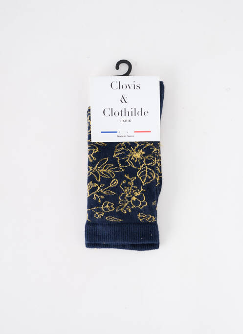 Chaussettes or CLOVIS & CLOTHILDE pour femme