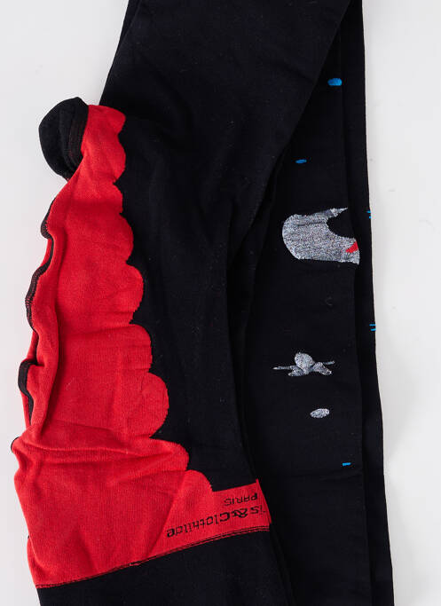 Collants noir CLOVIS & CLOTHILDE pour femme