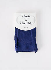 Collants bleu CLOVIS & CLOTHILDE pour femme seconde vue