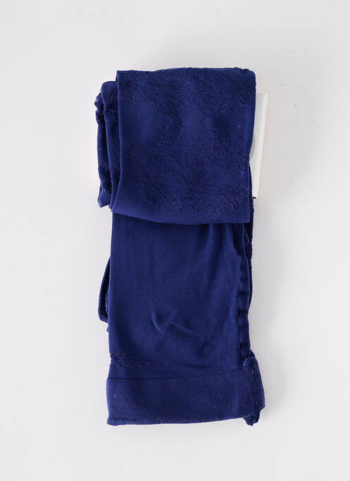 Collants bleu CLOVIS & CLOTHILDE pour femme