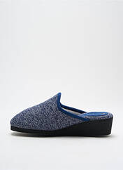 Chaussons/Pantoufles bleu EXQUISE pour femme seconde vue