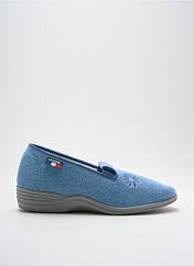 Chaussons/Pantoufles bleu LA VAGUE pour femme seconde vue