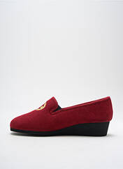 Chaussons/Pantoufles rouge EXQUISE pour femme seconde vue