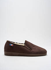 Chaussons/Pantoufles marron LA VAGUE pour homme seconde vue