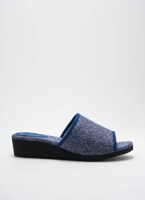 Chaussons/Pantoufles bleu EXQUISE pour femme