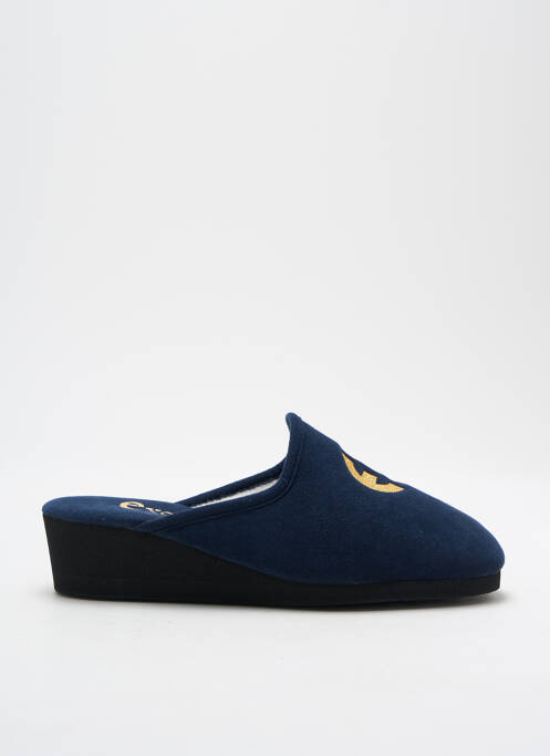 Chaussons/Pantoufles bleu EXQUISE pour femme