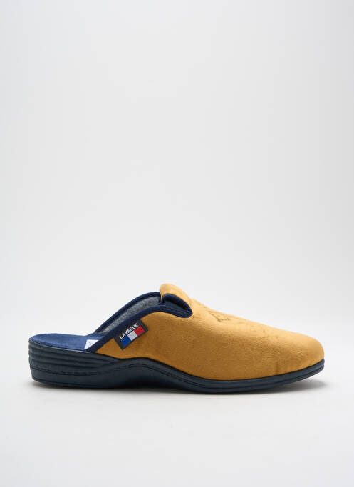 Chaussons/Pantoufles jaune LA VAGUE pour femme