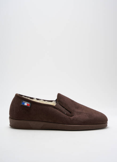 Chaussons/Pantoufles marron LA VAGUE pour homme