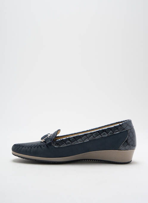 Mocassins bleu BOISSY pour femme