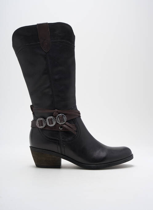 Bottes noir FUGITIVE BY FRANCESCO ROSSI pour femme