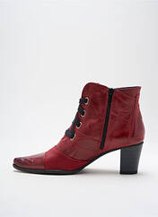 Bottines/Boots rouge DORKING pour femme seconde vue