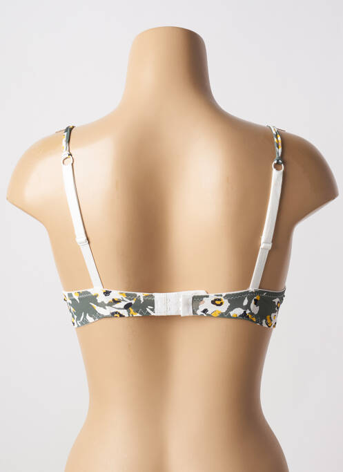 Soutien-gorge effet matière satinée haut soutien-gorge push-up vert ESCORT femme