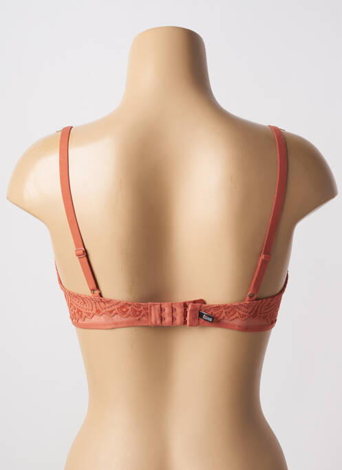 Soutien-gorge effet matière satinée haut soutien-gorge emboitant orange SANS COMPLEXE femme