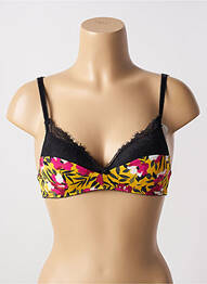 Soutien-gorge sans armature haut soutien-gorge moulé jaune STEFFY femme