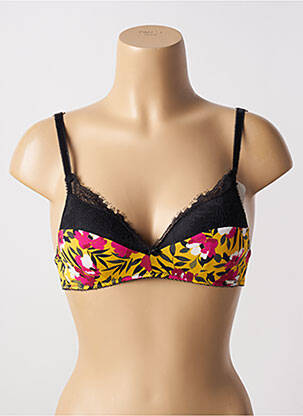 Soutien-gorge sans armature haut soutien-gorge moulé jaune STEFFY femme