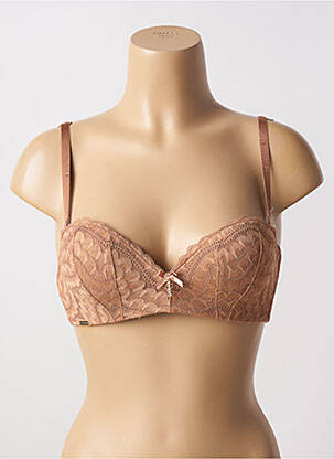 Soutien-gorge sans armature haut bandeau beige VALEGE femme