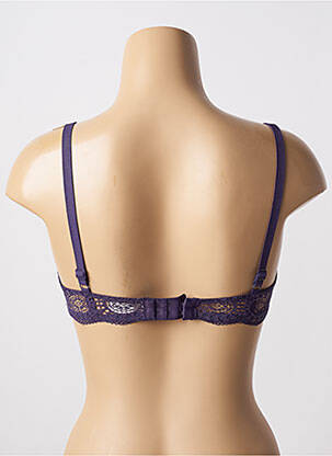 Soutien-gorge effet matière satinée haut soutien-gorge moulé violet ESCORT femme