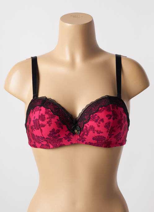 Soutien-gorge effet matière satinée haut soutien-gorge moulé rose ESCORT femme