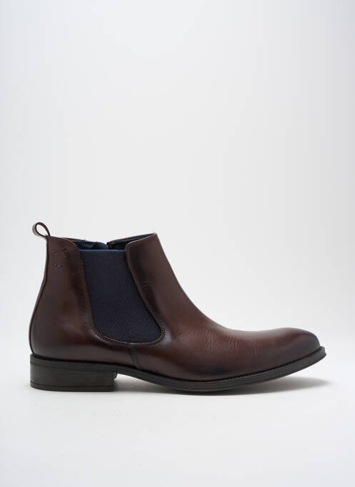 Bottines/Boots marron FLUCHOS pour homme