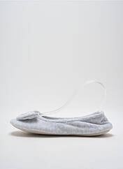 Chaussons/Pantoufles gris ISOTONER pour femme seconde vue