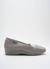 Chaussons/Pantoufles gris LA VAGUE pour femme seconde vue