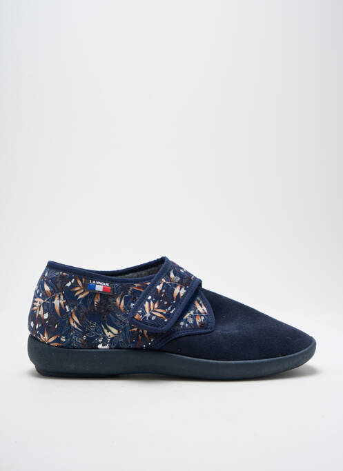 Chaussons/Pantoufles bleu LA VAGUE pour femme