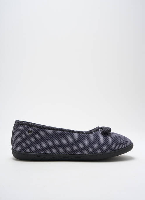 Chaussons/Pantoufles gris ISOTONER pour femme