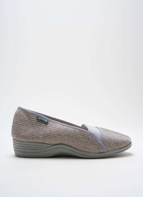 Chaussons/Pantoufles gris LA VAGUE pour femme