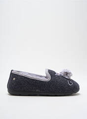 Chaussons/Pantoufles gris ISOTONER pour femme seconde vue