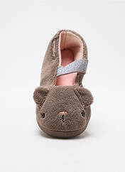 Chaussons/Pantoufles marron ISOTONER pour fille seconde vue